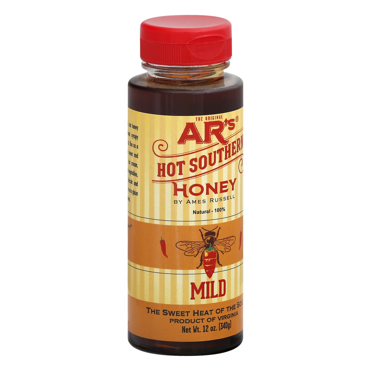 slide 4 of 12, ARs Mild Hot Southern Honey 12 oz, 12 oz