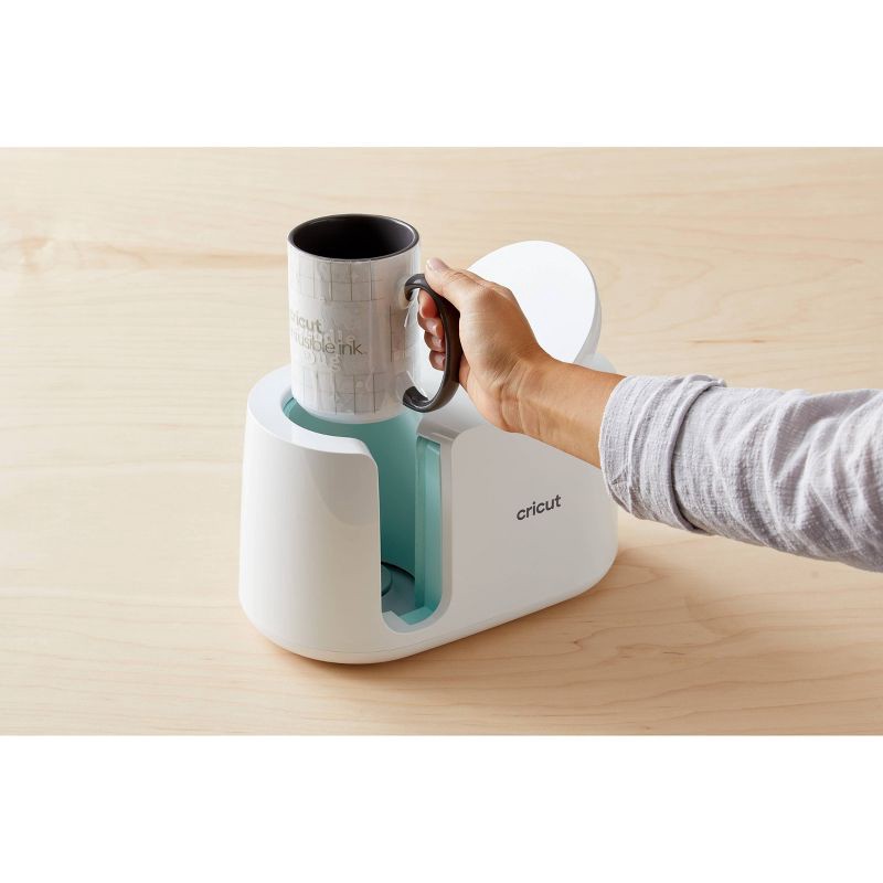 slide 4 of 4, Cricut Ceramic Mug Blank Miami: 15 oz Sublimation Blank, Unfinished Craft, Ceramic, 4.57" Height, 3.31" Width, 15 oz