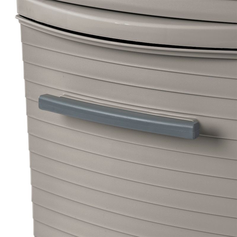 slide 6 of 8, 4 Drawer Skinny Tower Dark Gray - Brightroom™: Plastic Storage Drawers, Decorative Organizer, No Assembly Required, 1 ct