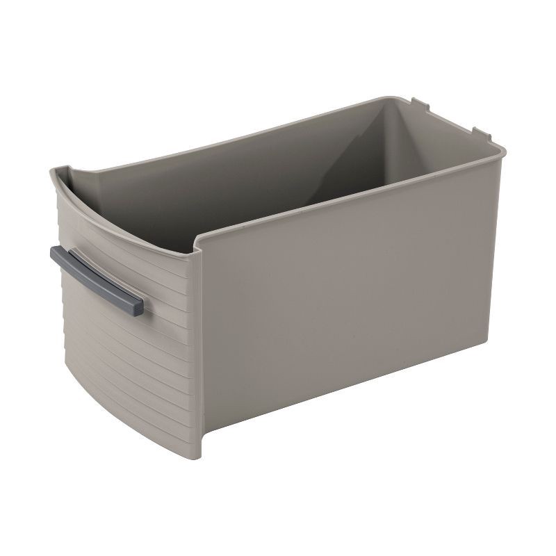 slide 7 of 8, 4 Drawer Skinny Tower Dark Gray - Brightroom™: Plastic Storage Drawers, Decorative Organizer, No Assembly Required, 1 ct