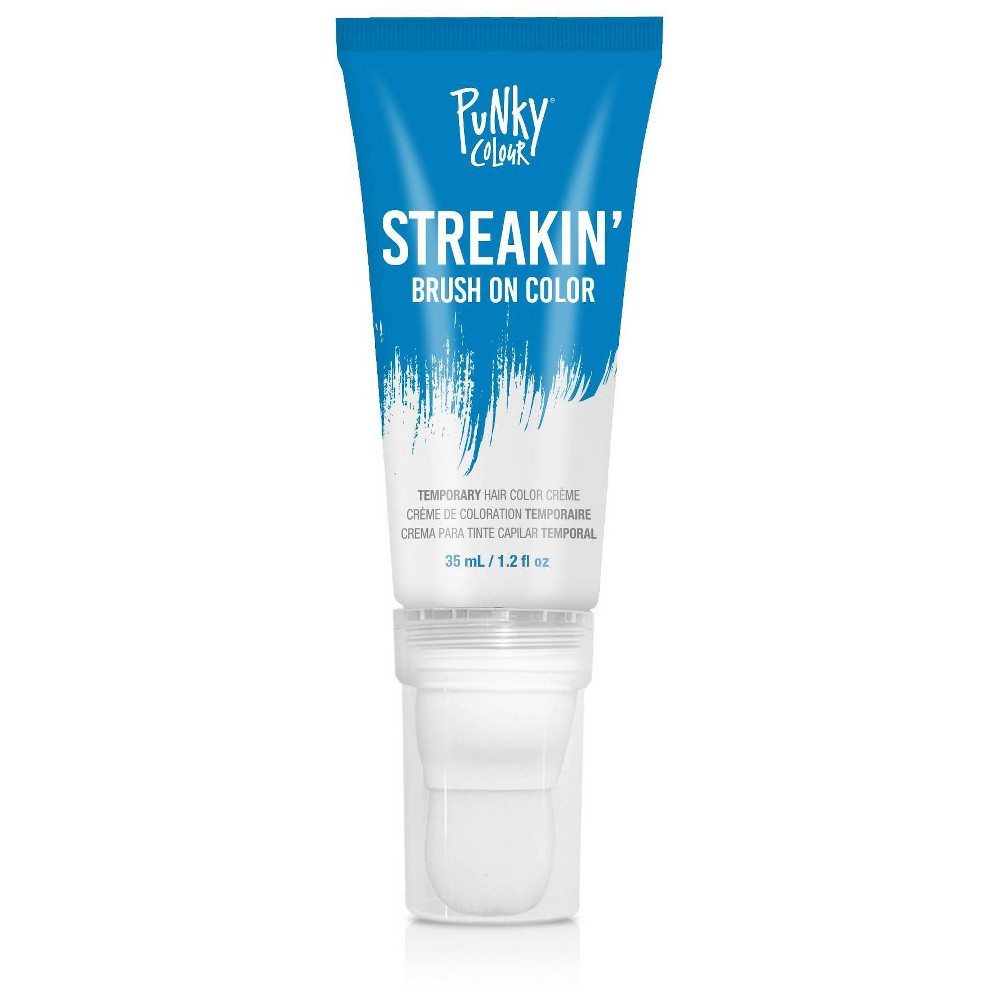 slide 5 of 6, Punky Colour Streaking Brush Temporary Hair Color - Blue - 1.2oz, 1.2 oz