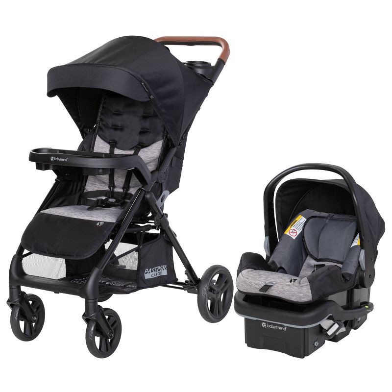 slide 1 of 29, Baby Trend Passport Cargo Travel System with Lightweight EZ Lift Plus Infant Car Seat - Black Bamboo, 1 ct