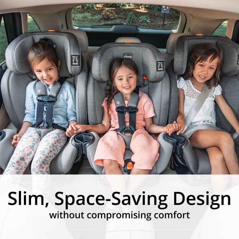 slide 3 of 17, Chicco OneFit ClearTex All-in-One Convertible Car Seat - Slate, 1 ct