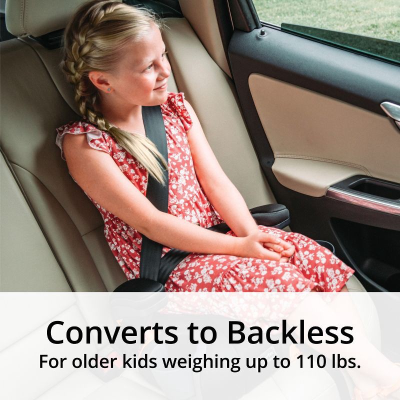 slide 5 of 9, Chicco KidFit ClearTex Plus 2-in-1 Belt Positioning High Back Booster Car Seat - Drift, 1 ct