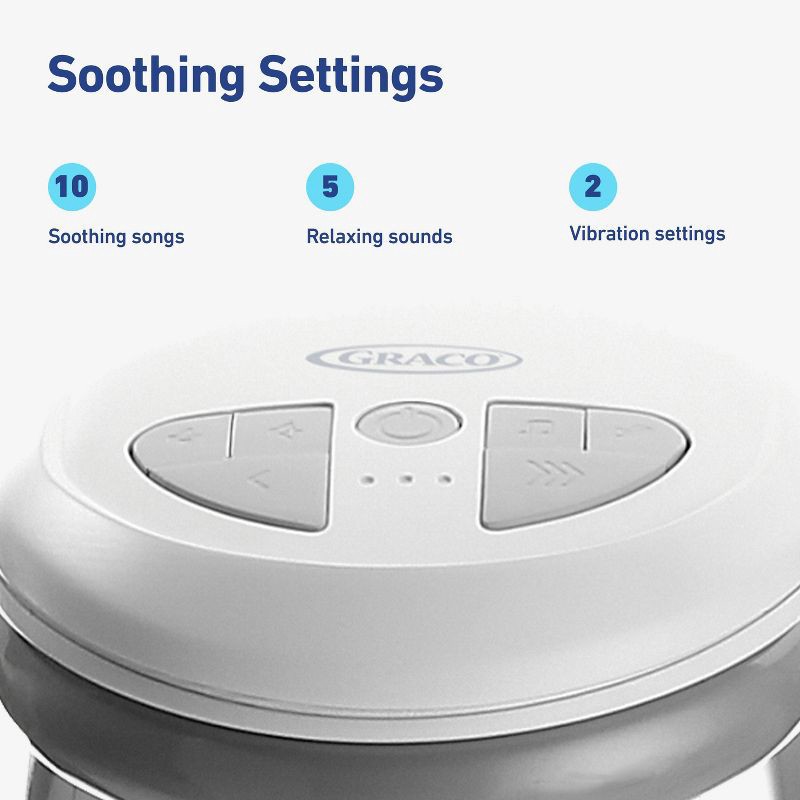 slide 6 of 7, Graco DuetConnect Deluxe Multi-Direction Baby Swing and Bouncer - Britton, 1 ct