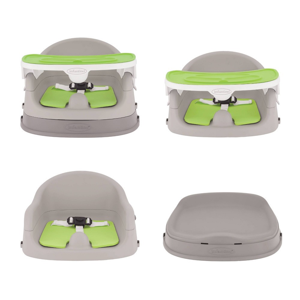 slide 5 of 14, Infantino Go gaga! Grow-With-Me 4-in-1 Two-Can-Dine Deluxe Feeding Booster Seat, 1 ct