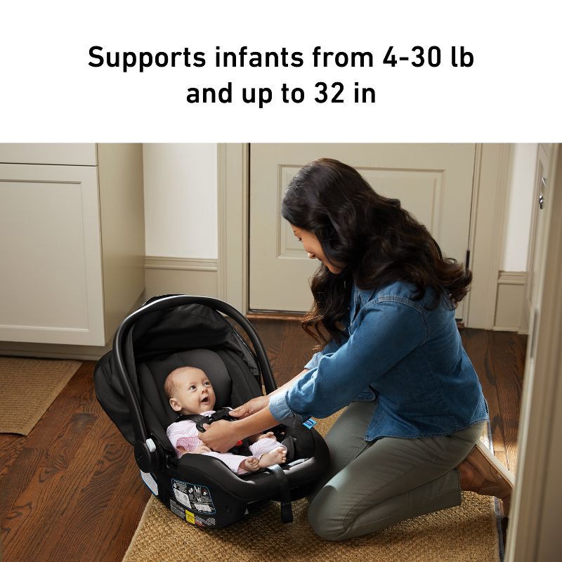slide 2 of 6, Graco SnugRide SnugFit Infant Car Seat with Anti-Rebound Bar, 1 ct