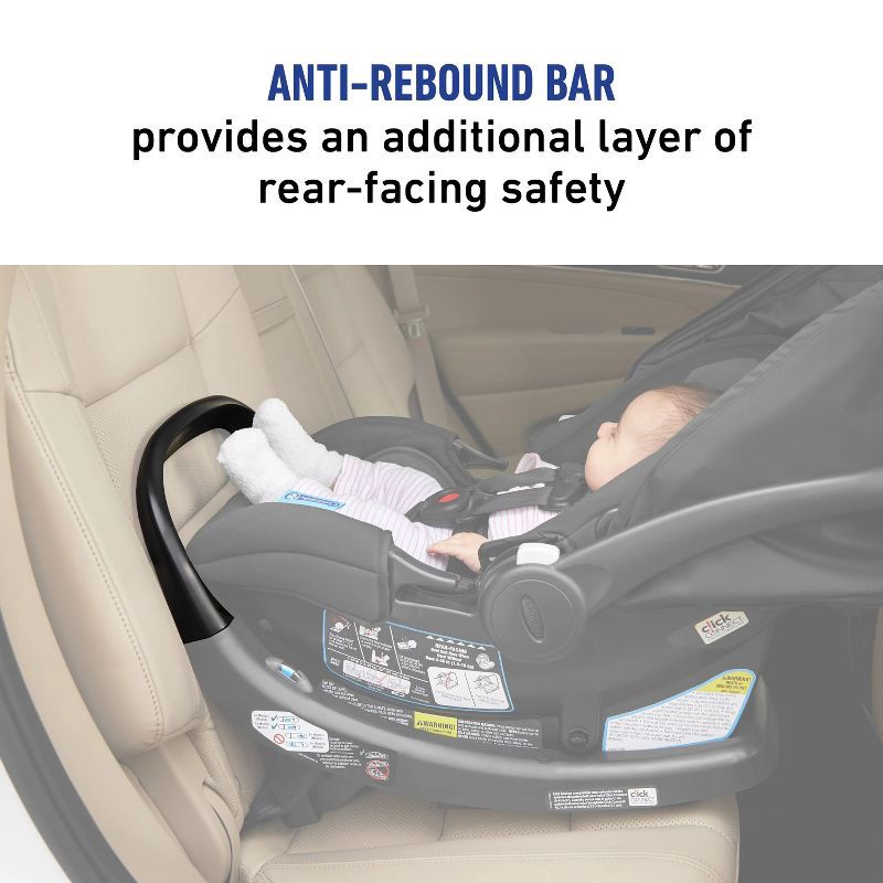 slide 3 of 6, Graco SnugRide SnugFit Infant Car Seat with Anti-Rebound Bar, 1 ct