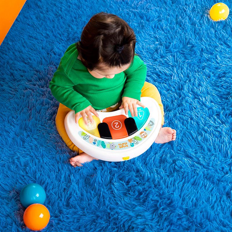 slide 4 of 14, Bright Starts Tiny Trek 2-in-1 Baby Activity Walker - Jungle Vines, 1 ct