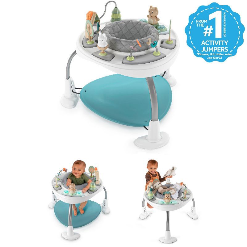 slide 17 of 19, Ingenuity Spring & Sprout 2-in-1 Baby Activity Center - First Forest, 1 ct