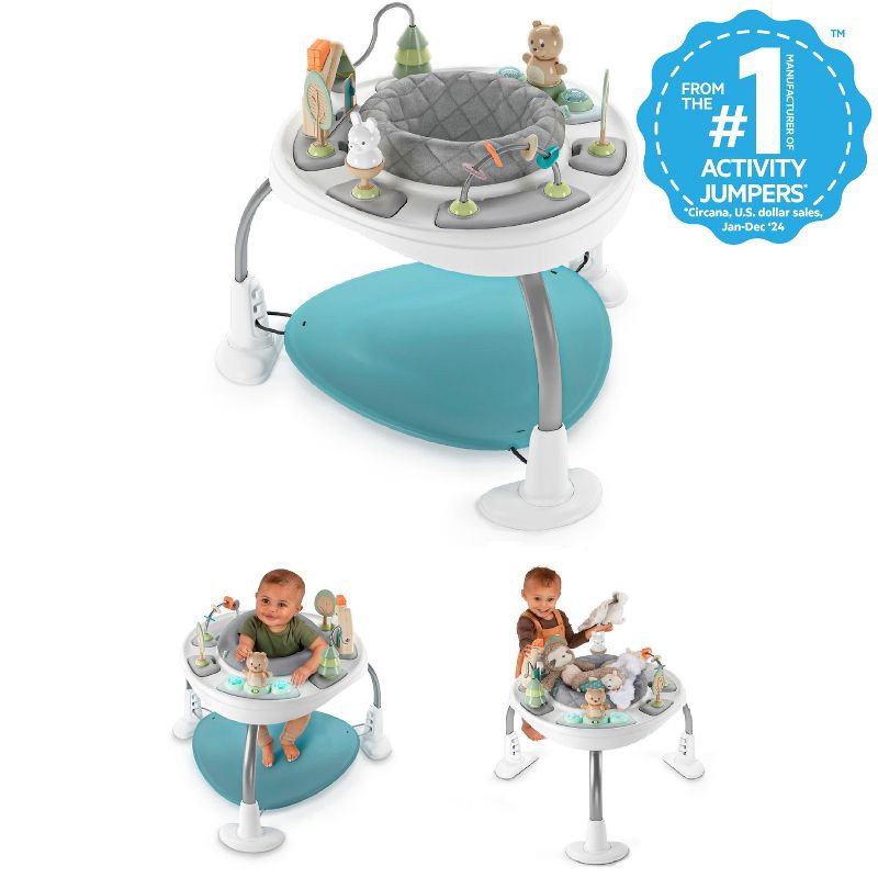 slide 18 of 19, Ingenuity Spring & Sprout 2-in-1 Baby Activity Center - First Forest, 1 ct