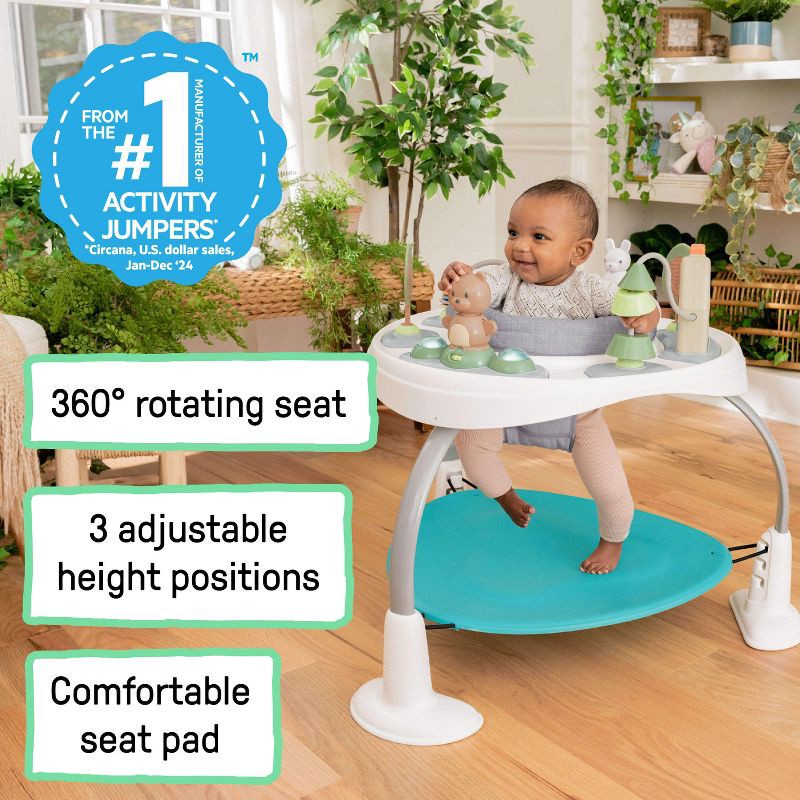 slide 19 of 19, Ingenuity Spring & Sprout 2-in-1 Baby Activity Center - First Forest, 1 ct