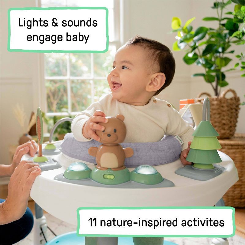 slide 4 of 16, Ingenuity Spring & Sprout 2-in-1 Baby Activity Center - First Forest, 1 ct