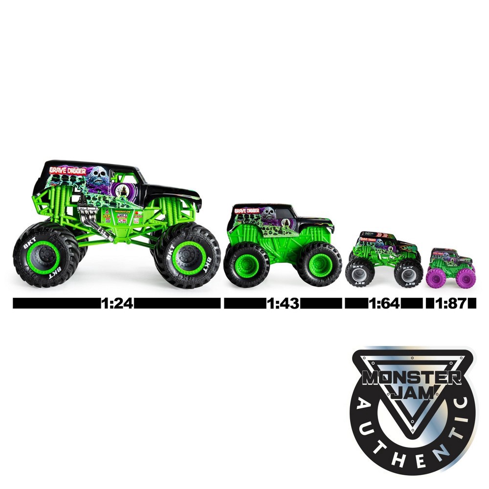 Monster Jam 1:64 Scale Monster Truck Diecast 9pk