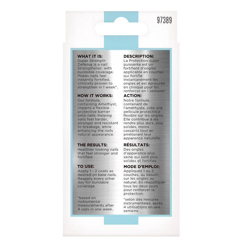 slide 4 of 11, Sally Hansen Repair + Rescue Super Strength Defense Nail Treatment - 0.44 fl oz, 0.44 fl oz