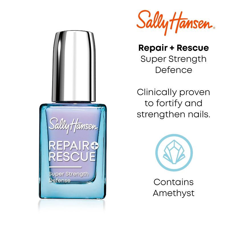 slide 5 of 11, Sally Hansen Repair + Rescue Super Strength Defense Nail Treatment - 0.44 fl oz, 0.44 fl oz