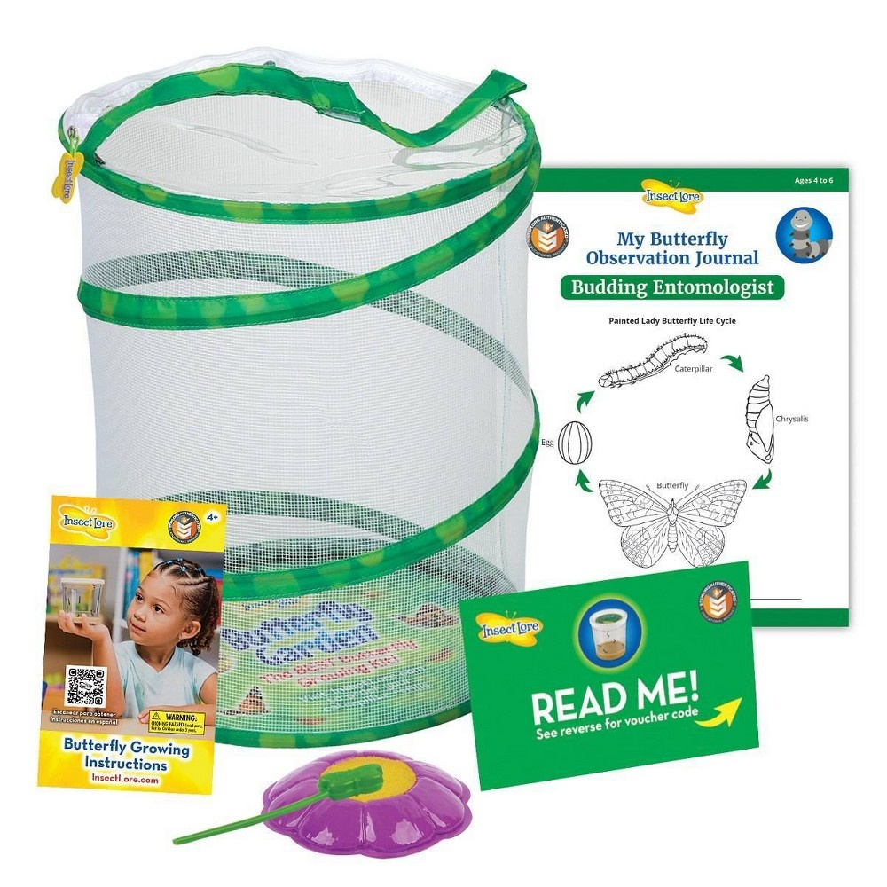 slide 4 of 4, Insect Lore Butterfly Garden Kit, 1 ct