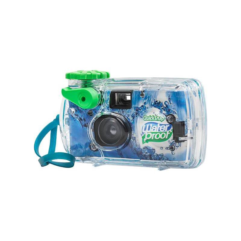 slide 3 of 6, Fujifilm QuickSnap Waterproof Camera - Aqua Blue, 1 ct