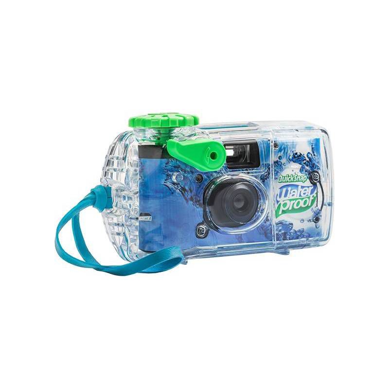 slide 4 of 6, Fujifilm QuickSnap Waterproof Camera - Aqua Blue, 1 ct
