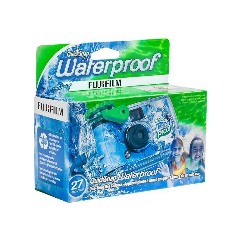 slide 6 of 6, Fujifilm QuickSnap Waterproof Camera - Aqua Blue, 1 ct
