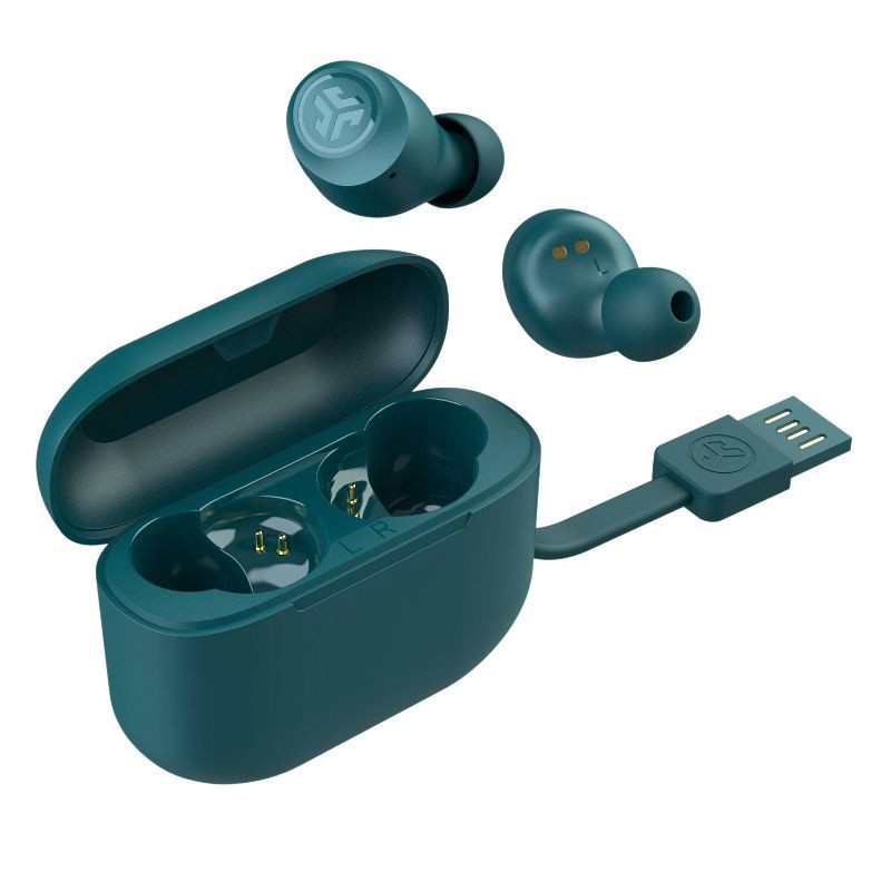 slide 2 of 7, JLab GO Air Pop True Wireless Bluetooth Earbuds - Teal, 1 ct