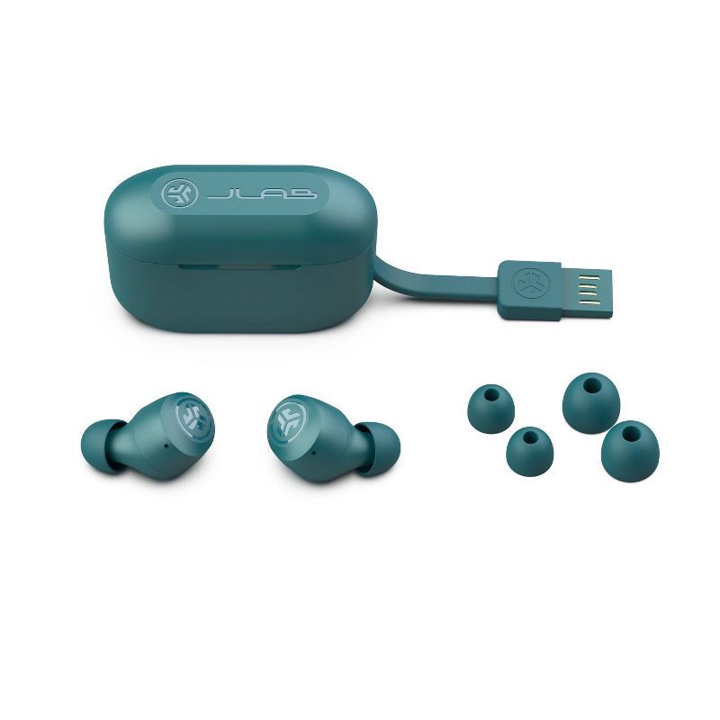 slide 3 of 7, JLab GO Air Pop True Wireless Bluetooth Earbuds - Teal, 1 ct