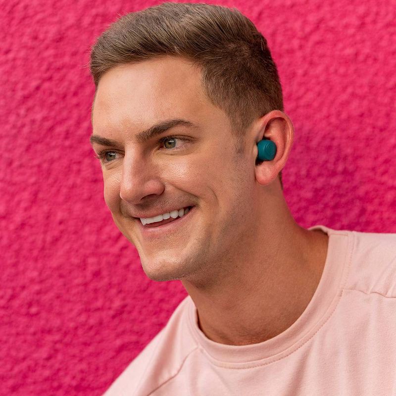 slide 6 of 7, JLab GO Air Pop True Wireless Bluetooth Earbuds - Teal, 1 ct