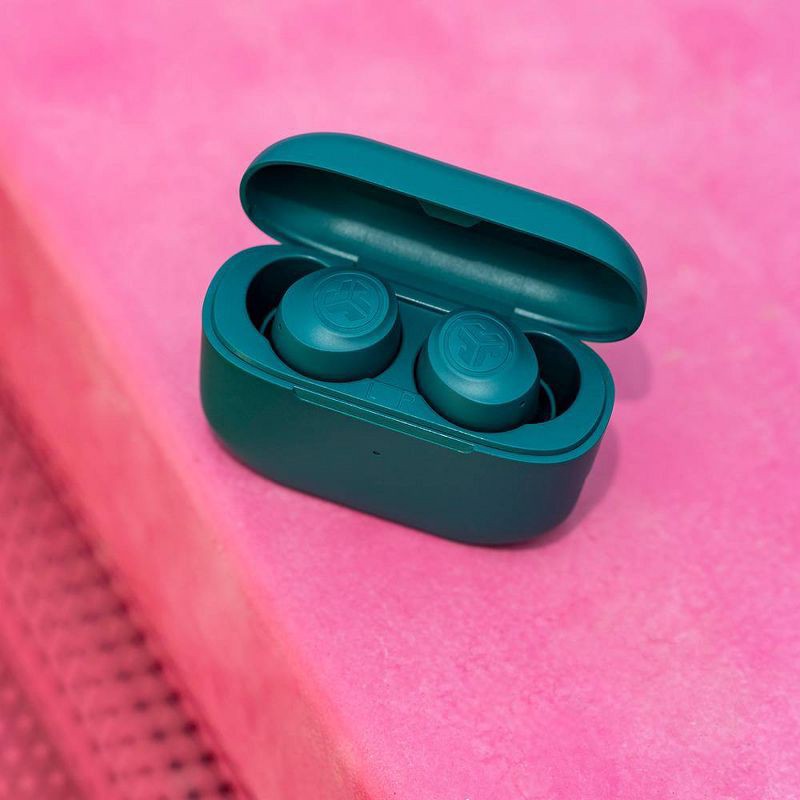 slide 7 of 7, JLab GO Air Pop True Wireless Bluetooth Earbuds - Teal, 1 ct