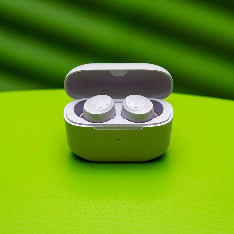 slide 8 of 8, JLab GO Air Pop True Wireless Bluetooth Earbuds - Lilac: Built-In Microphone, Sweat-Resistant, 1 ct