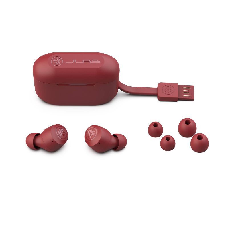 slide 3 of 8, JLab GO Air Pop True Wireless Bluetooth Earbuds - Rose, 1 ct
