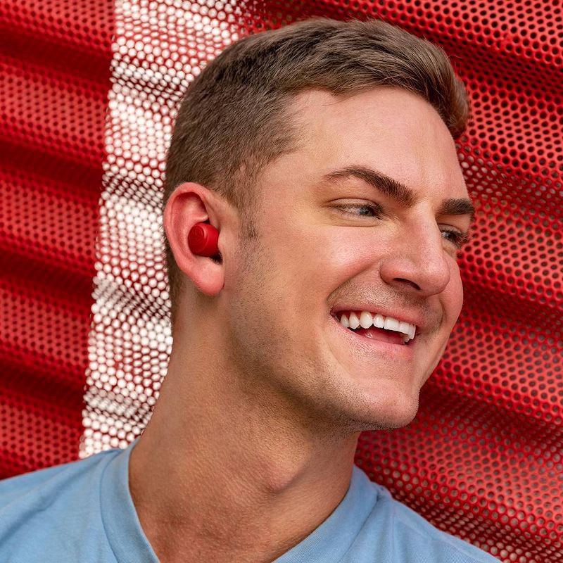 slide 5 of 8, JLab GO Air Pop True Wireless Bluetooth Earbuds - Rose, 1 ct