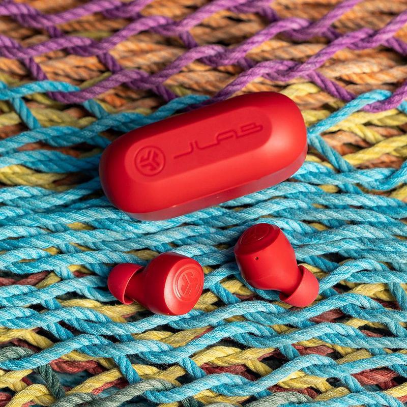 slide 8 of 8, JLab GO Air Pop True Wireless Bluetooth Earbuds - Rose, 1 ct