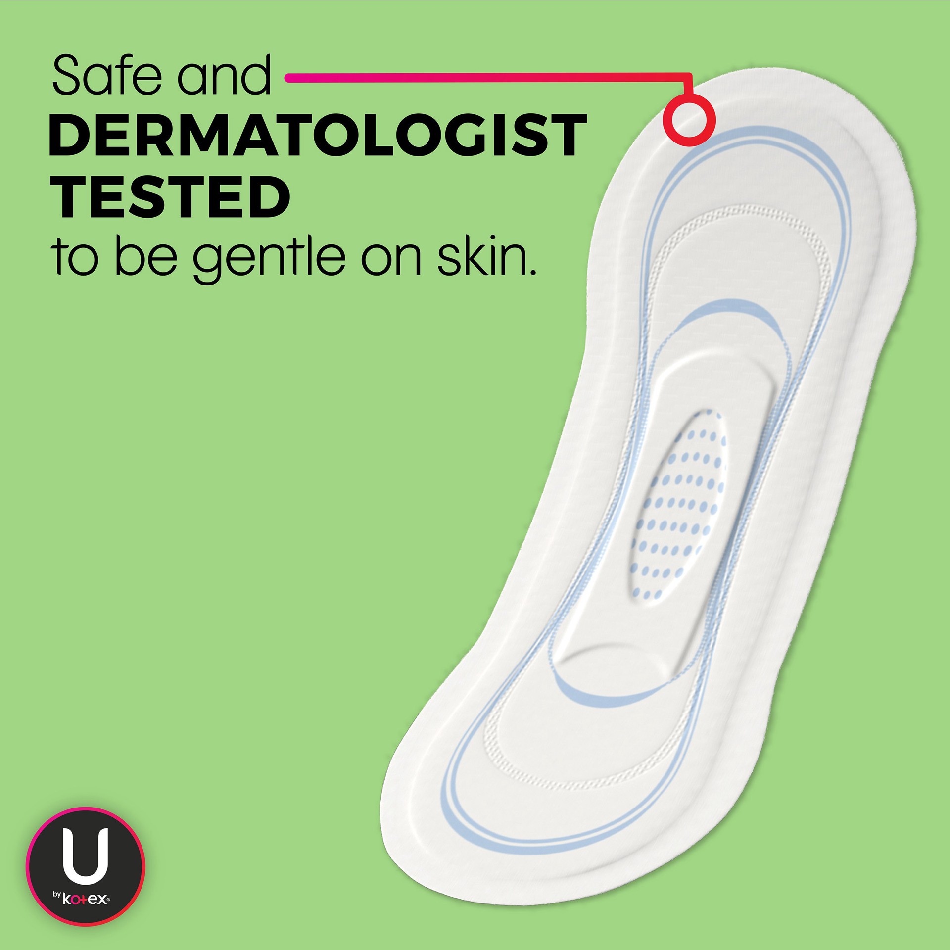 slide 3 of 5, U by Kotex Clean & Secure Ultra Thin Pads, Heavy Absorbency, 20 Count, 20 ct