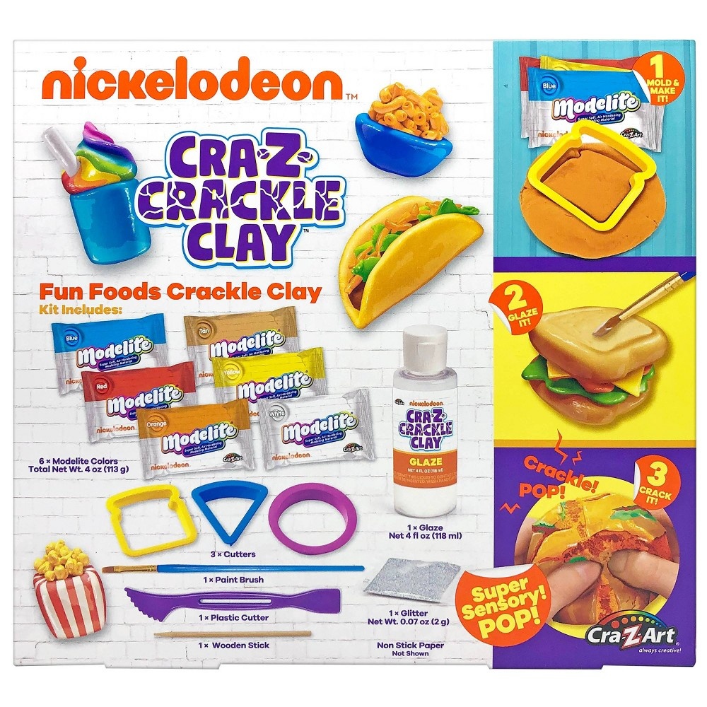 slide 7 of 8, Nickelodeon Cra-Z-Crackle Clay Fun Foods, 1 ct