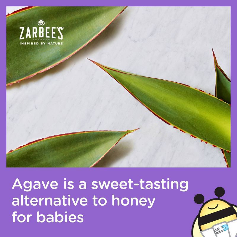 slide 4 of 9, Zarbee's Baby Cough Syrup + Immune with Organic Agave & Zinc - Natural Grape Flavor - 2 fl oz, 2 fl oz