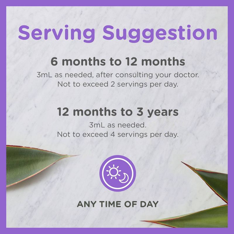 slide 5 of 9, Zarbee's Baby Cough Syrup + Immune with Organic Agave & Zinc - Natural Grape Flavor - 2 fl oz, 2 fl oz