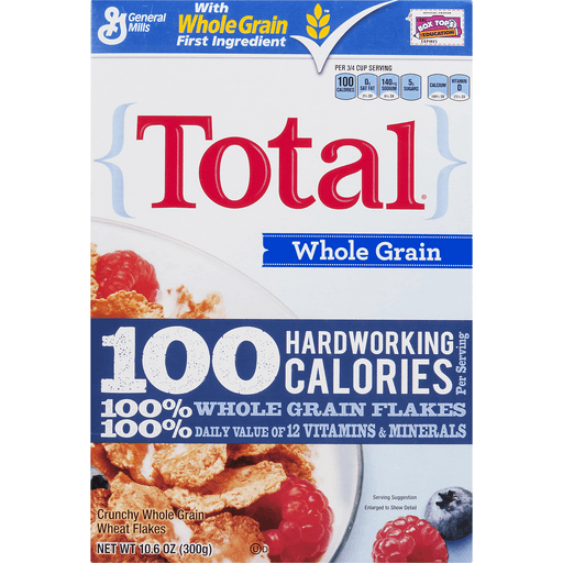 slide 4 of 9, Total Whole Grain Breakfast Cereal, 10.6 oz