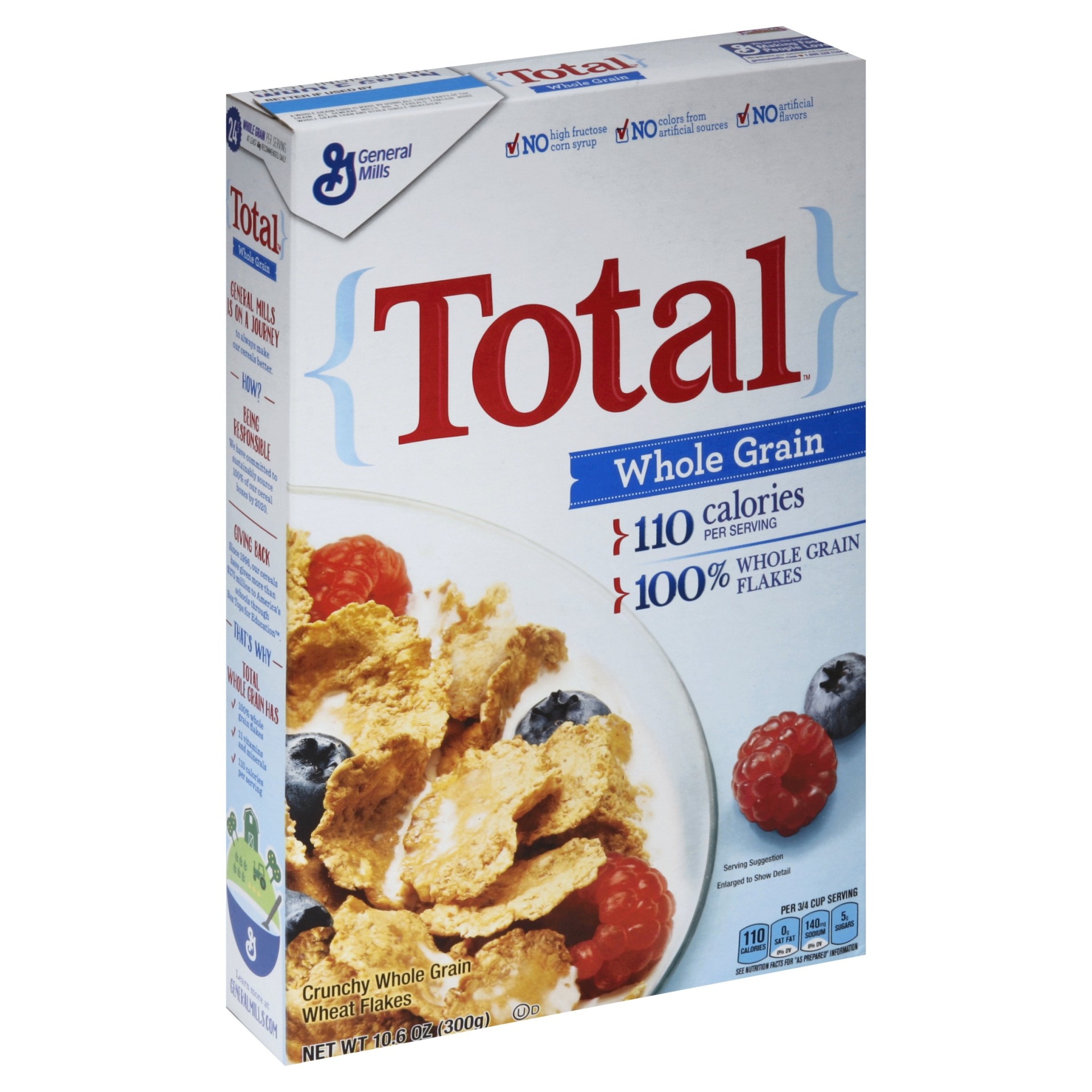 slide 1 of 9, Total Whole Grain Breakfast Cereal, 10.6 oz