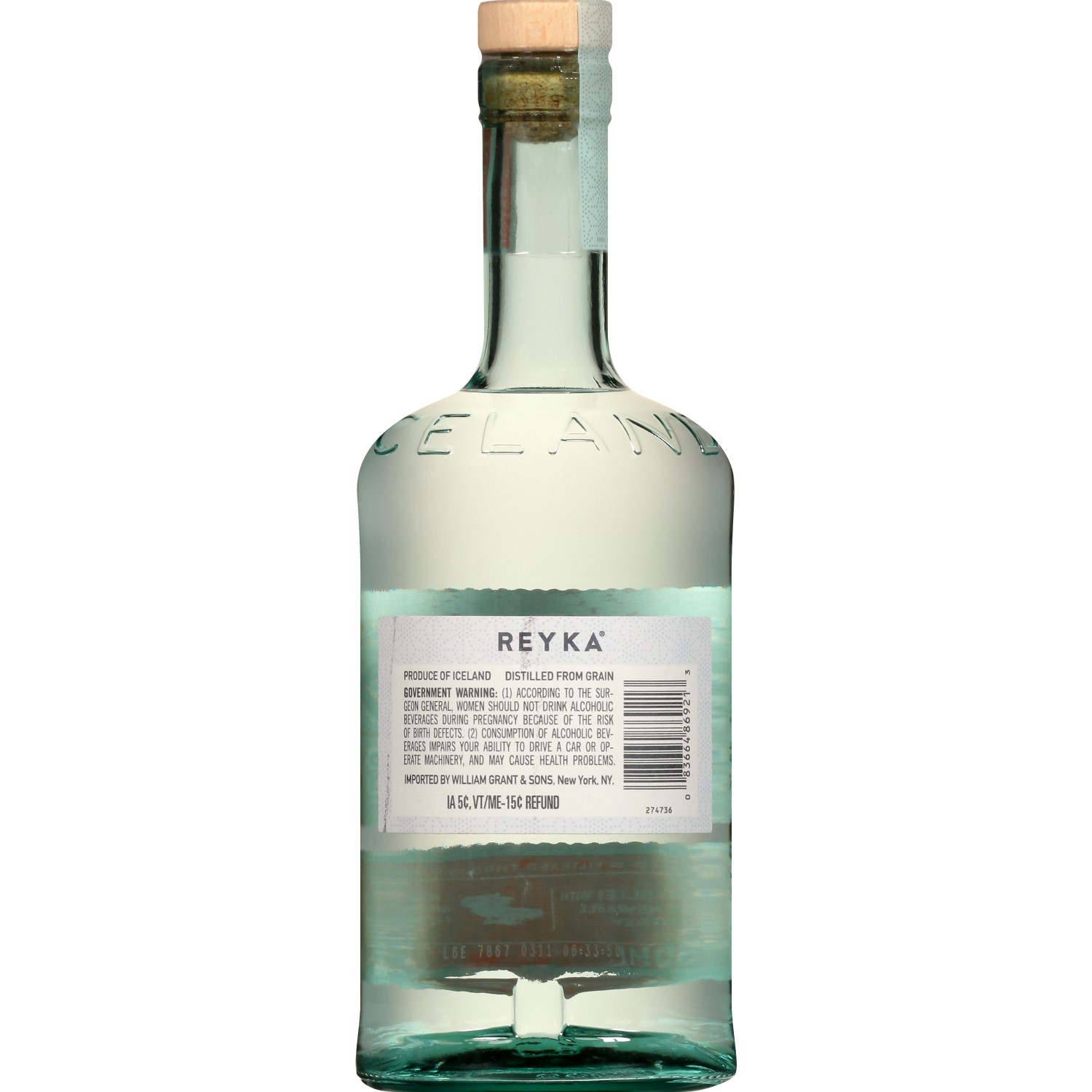 slide 3 of 3, Reyka Vodka, 750 ml