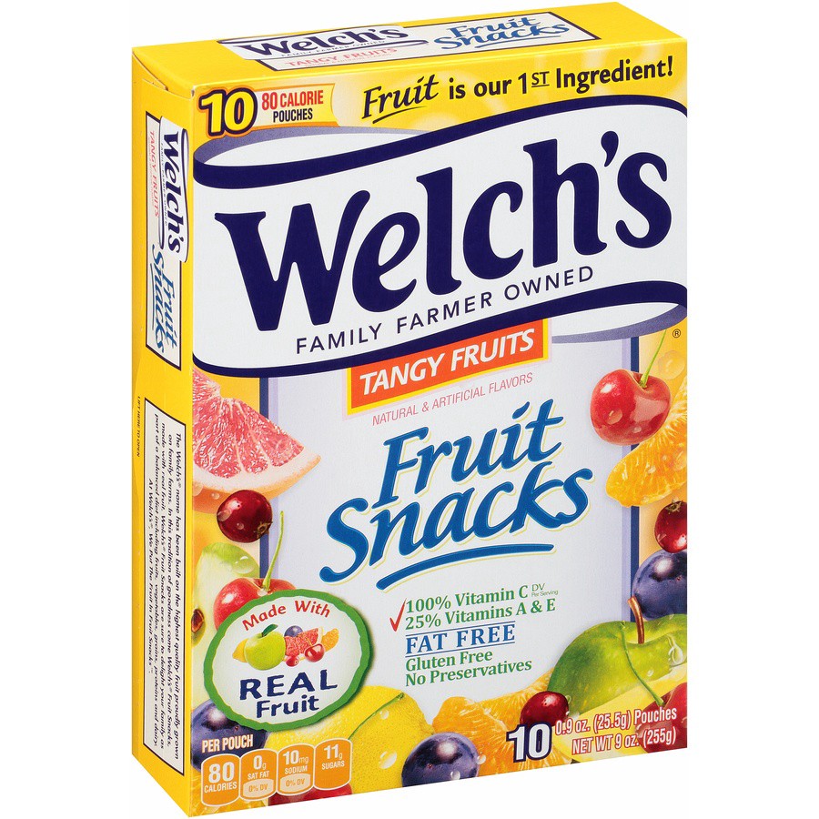 slide 2 of 8, Welch's Fruit Snacks 10 ea, 10 ct