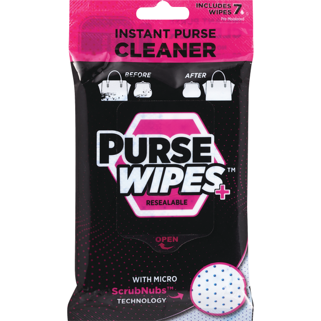 slide 1 of 1, Pursewipes Purse Cleaner 7Ct, 7 ct