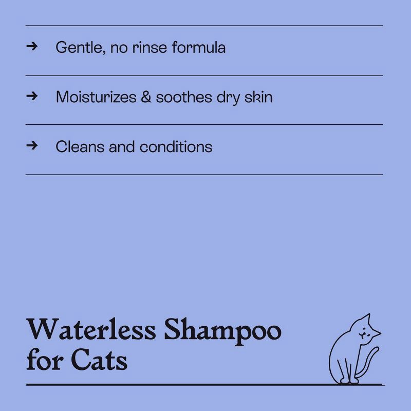 slide 3 of 5, Fragrance Free Waterless Cat Shampoo - 7oz - Kindfull™, 7 oz