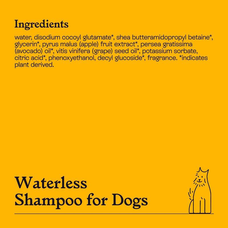 slide 5 of 6, Marigold Cedarwood Waterless Dog Shampoo - 7oz - Kindfull™, 7 oz