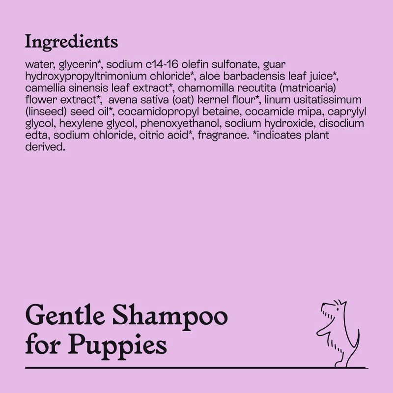 slide 5 of 6, Lavender Chamomile Gentle Puppy Shampoo - 16 fl oz - Kindfull™, 16 fl oz