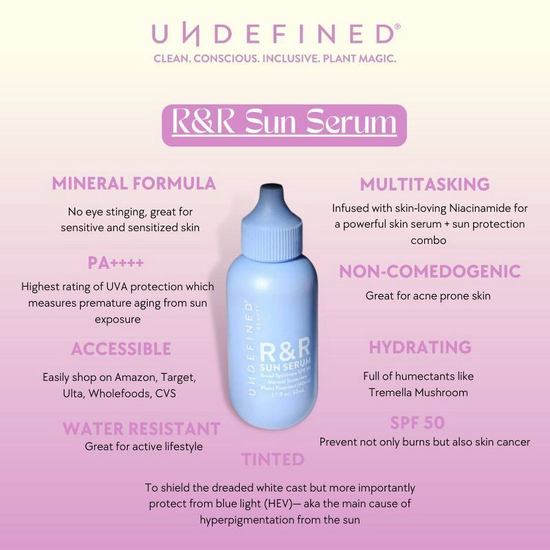 slide 5 of 15, Undefined R&R Sun Serum Sunscreen - SPF 50 - Medium - 1.7 fl oz, 50 ct; 1.7 fl oz