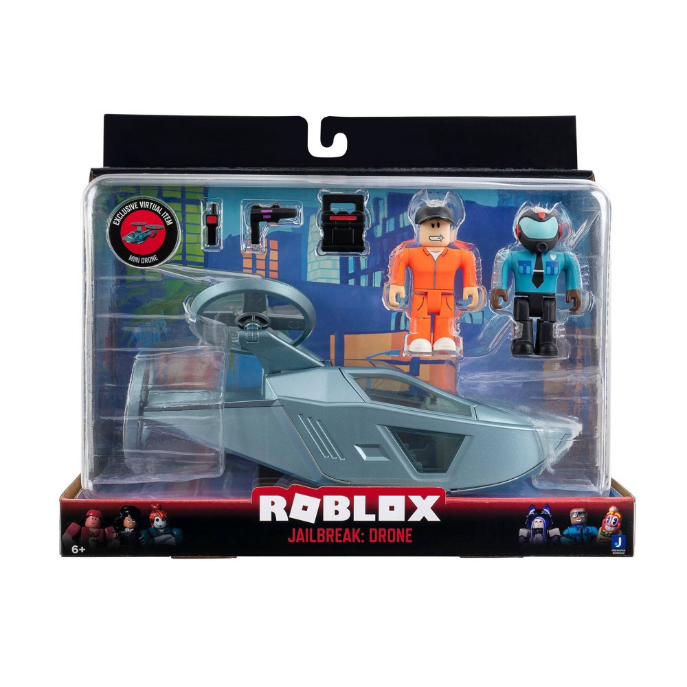 slide 2 of 4, Roblox Vehicle - Jailbreak Drone with Figures, 1 ct