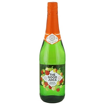 slide 1 of 1, The Good Juice - Sparkling Apple Peach - 25.4 fl oz, 25.4 fl oz