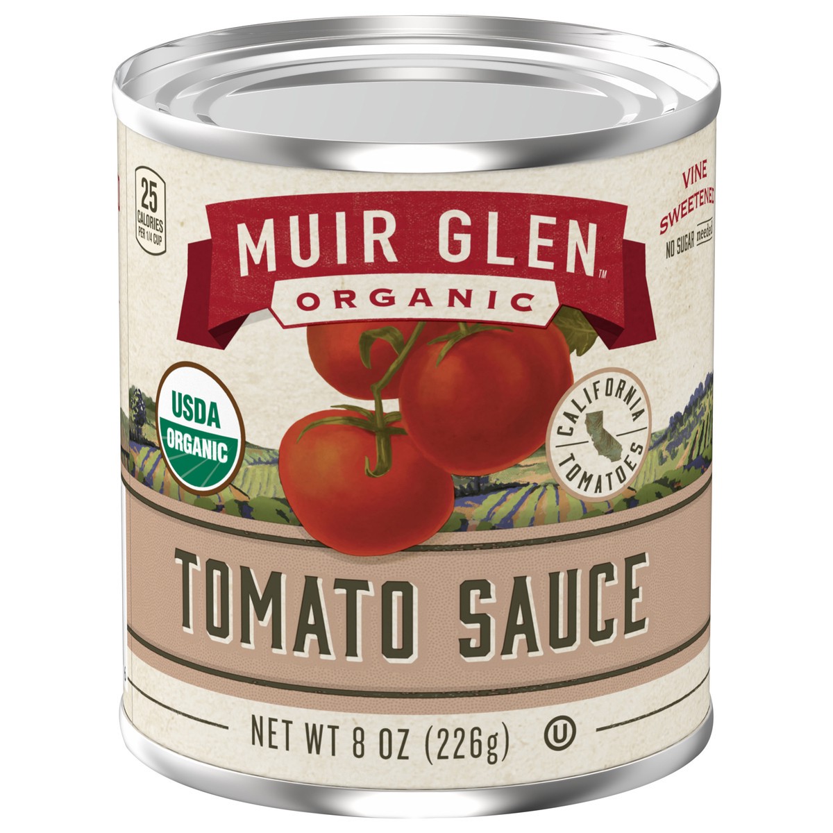 slide 1 of 1, Muir Glen Tomato Sauce, 8 oz