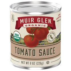Muir Glen Vine Sweetened Organic Tomato Sauce, 8 oz