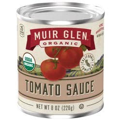 Muir Glen Vine Sweetened Organic Tomato Sauce, 8 oz